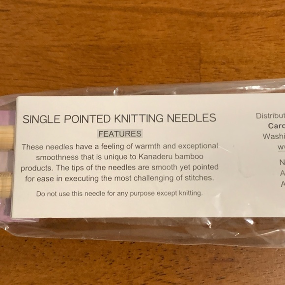 Tulip Kanaderu Bamboo Knitting Needles No. 15 - Picture 3 of 6
